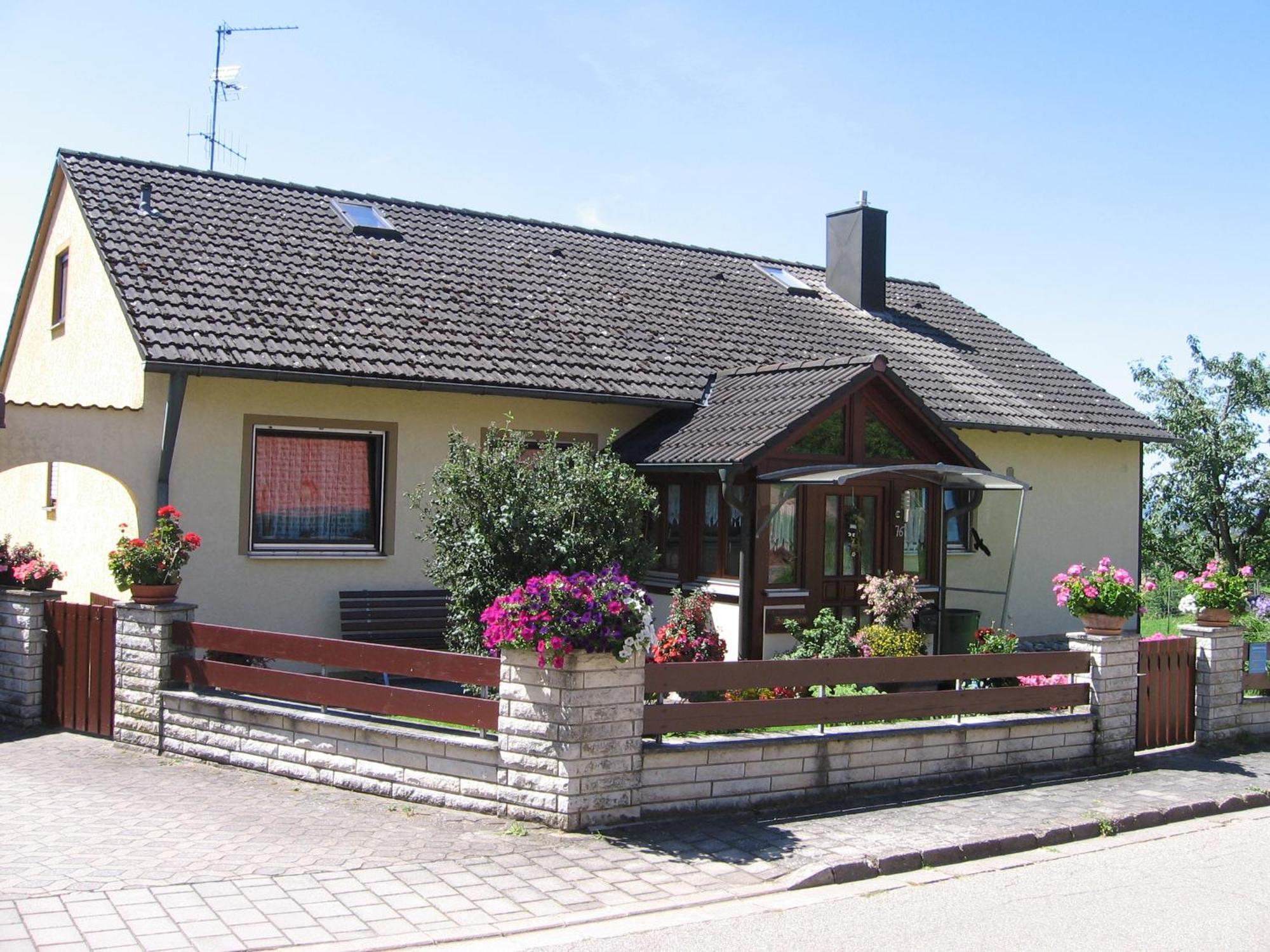 Ferienwohnung Werner Mit Terrasse Haundorf Buitenkant foto
